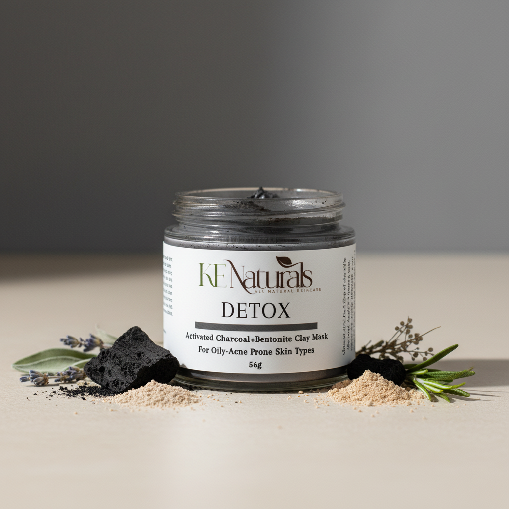 Detox Clay Mask with Label