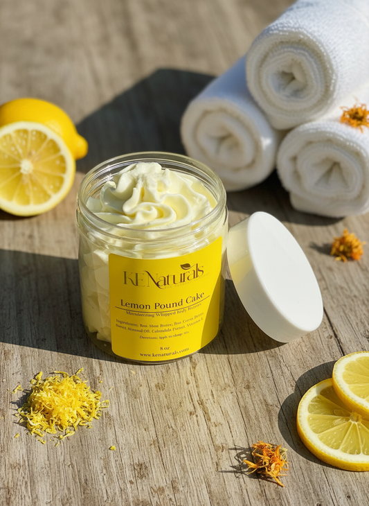 Lemon Pound Cake Side View