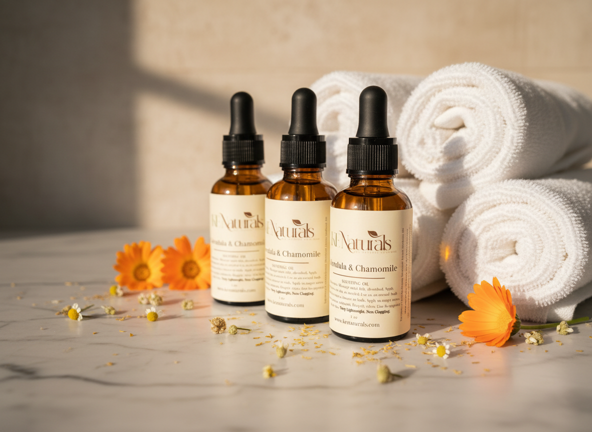 Soothing Oil Spa Setting