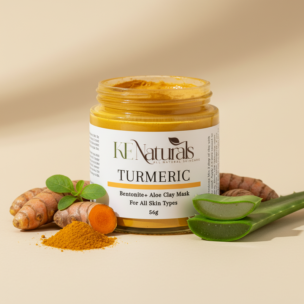 Turmeric Clay Mask with Label